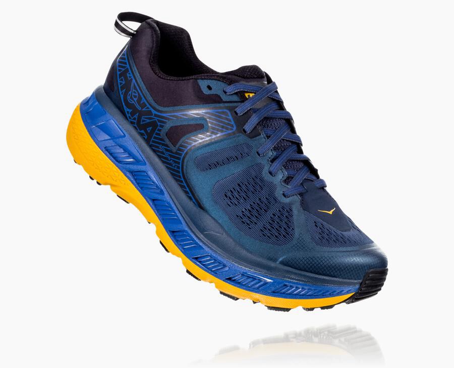 Hoka One One Trailove Tenisky Panske Námornícka Modrá - Stinson ATR 5 - 48627-QROE